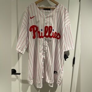 PHILLIES JERSEY 6X NWT PINSTRIPE #42 NIKE MLB